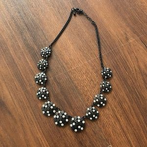 Black and Silver Costume Necklace